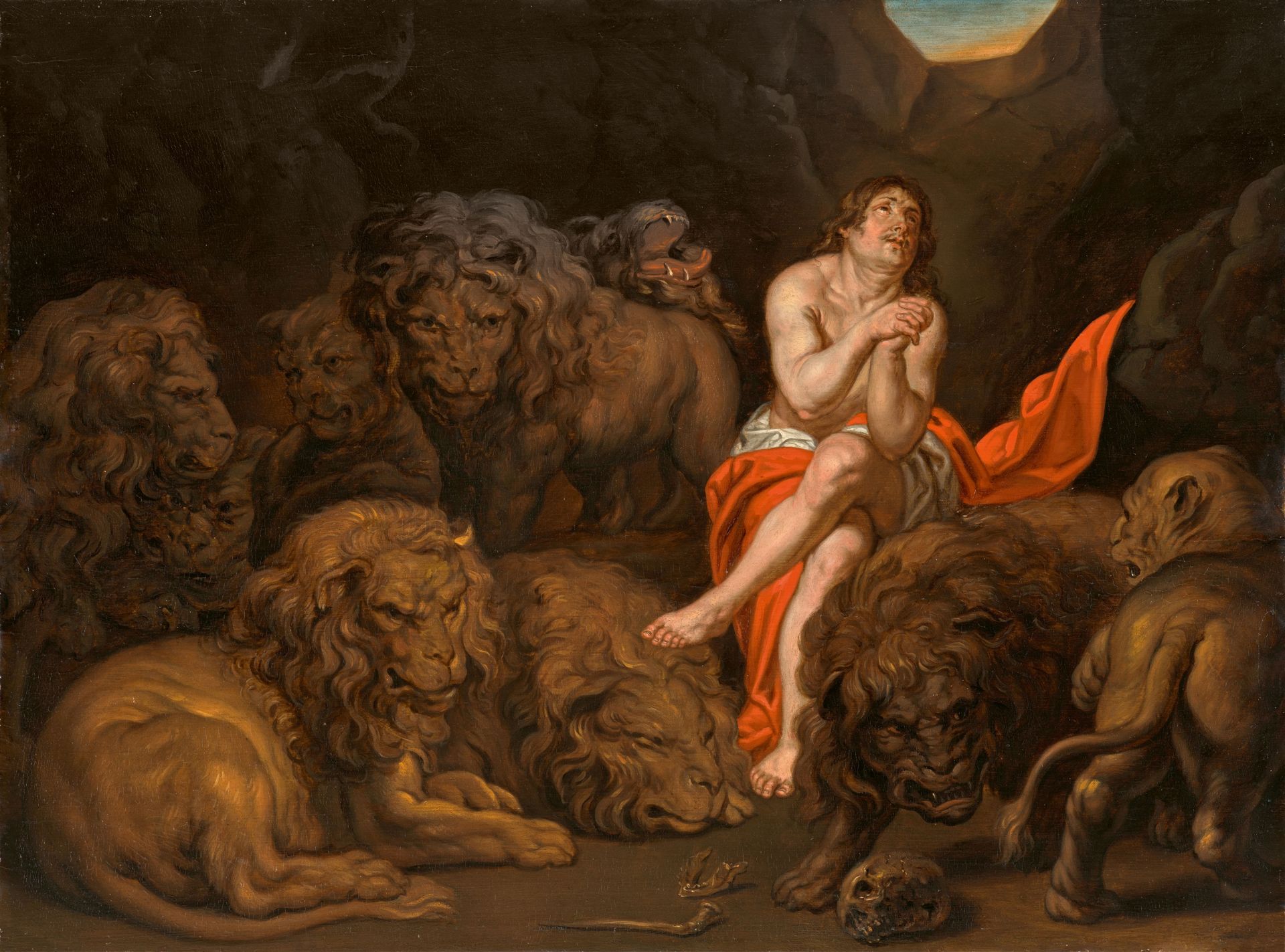 Peter Paul Rubens, nach, Daniel in der Löwengrube