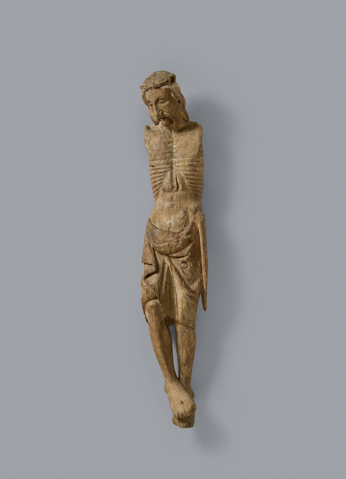 Alpenländisch oder Oberrhein um 1360/1370, Torso eines Corpus Christi