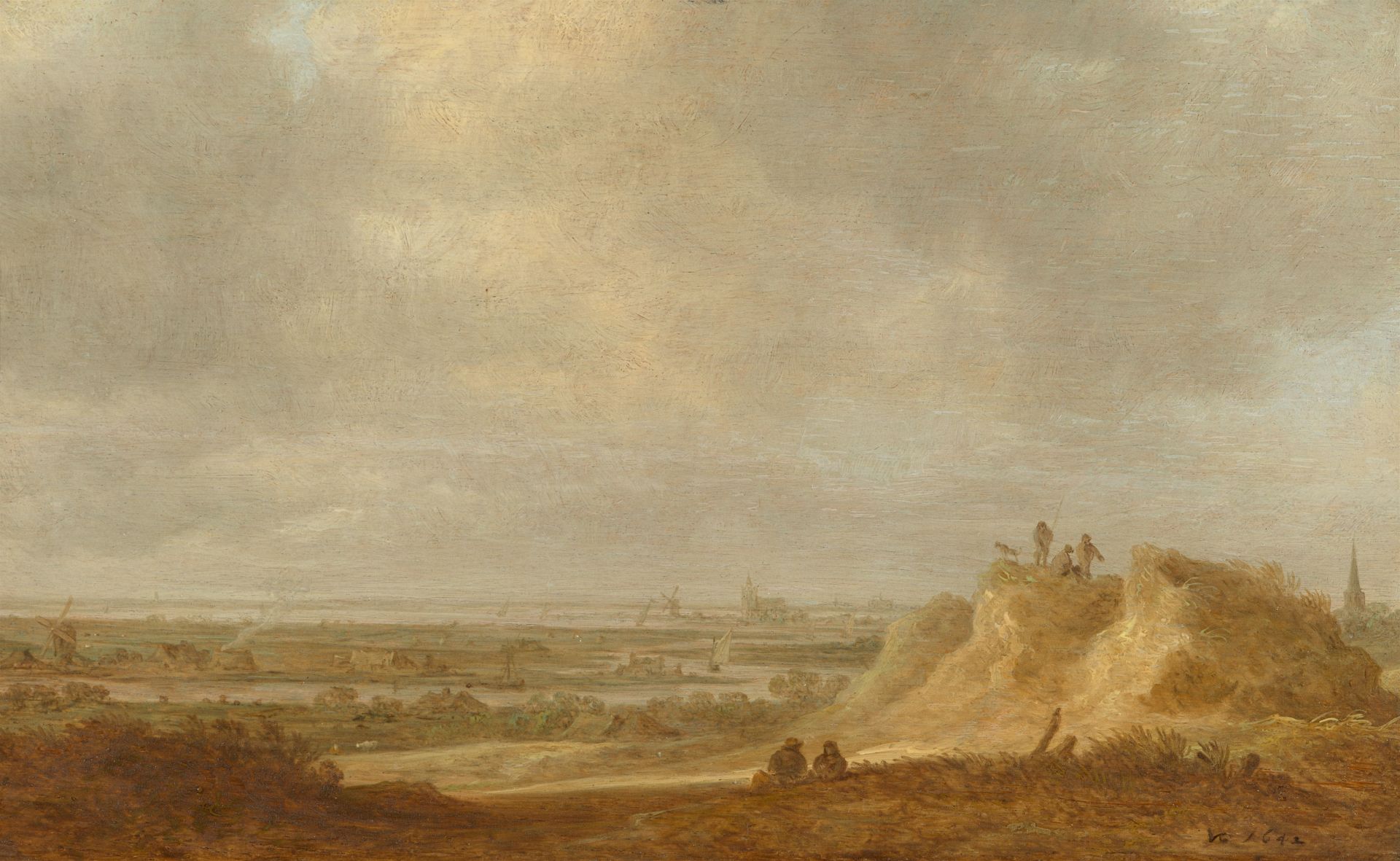 Jan van Goyen, Blick über die Windungen der Spaarne