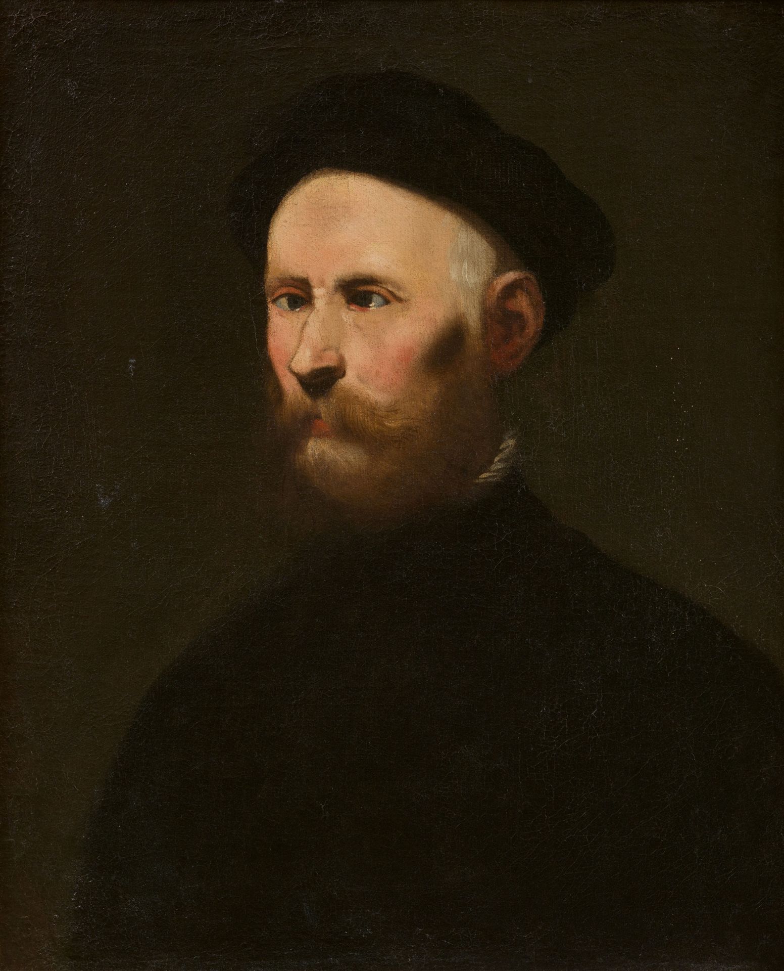 Jacopo Robusti, called Tintoretto, Portrait of a Man, Bust-Length, in a Black Jacket