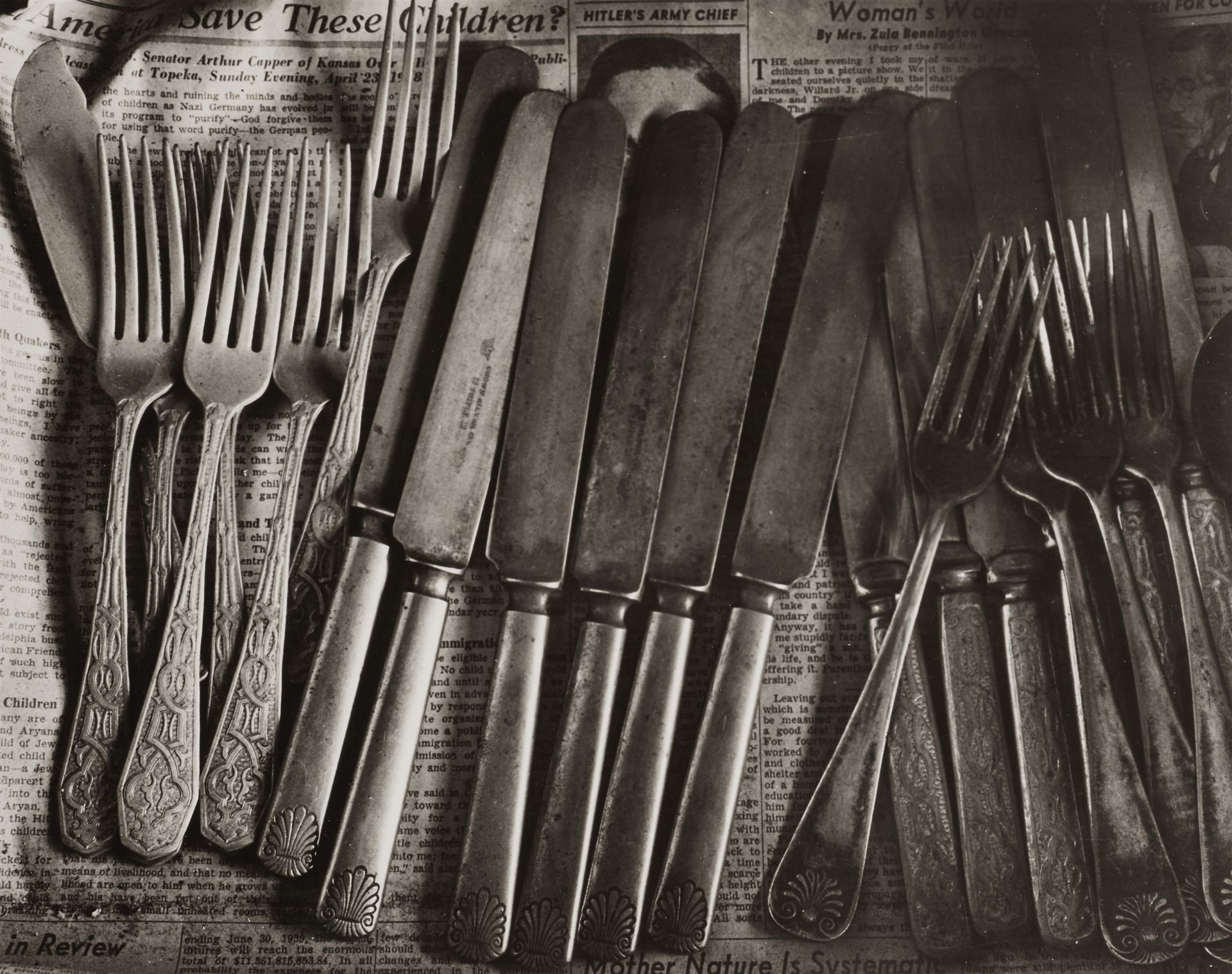 Wright Morris, Drawer with Silverware, Home Place