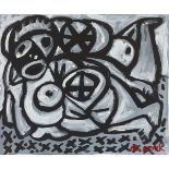 A.R. Penck, Ohne Titel (Hommage a Picasso)