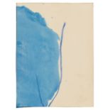Helen Frankenthaler, Untitled (Original cover for "The Blue Stairs", a book of poetry by Barbara Gue