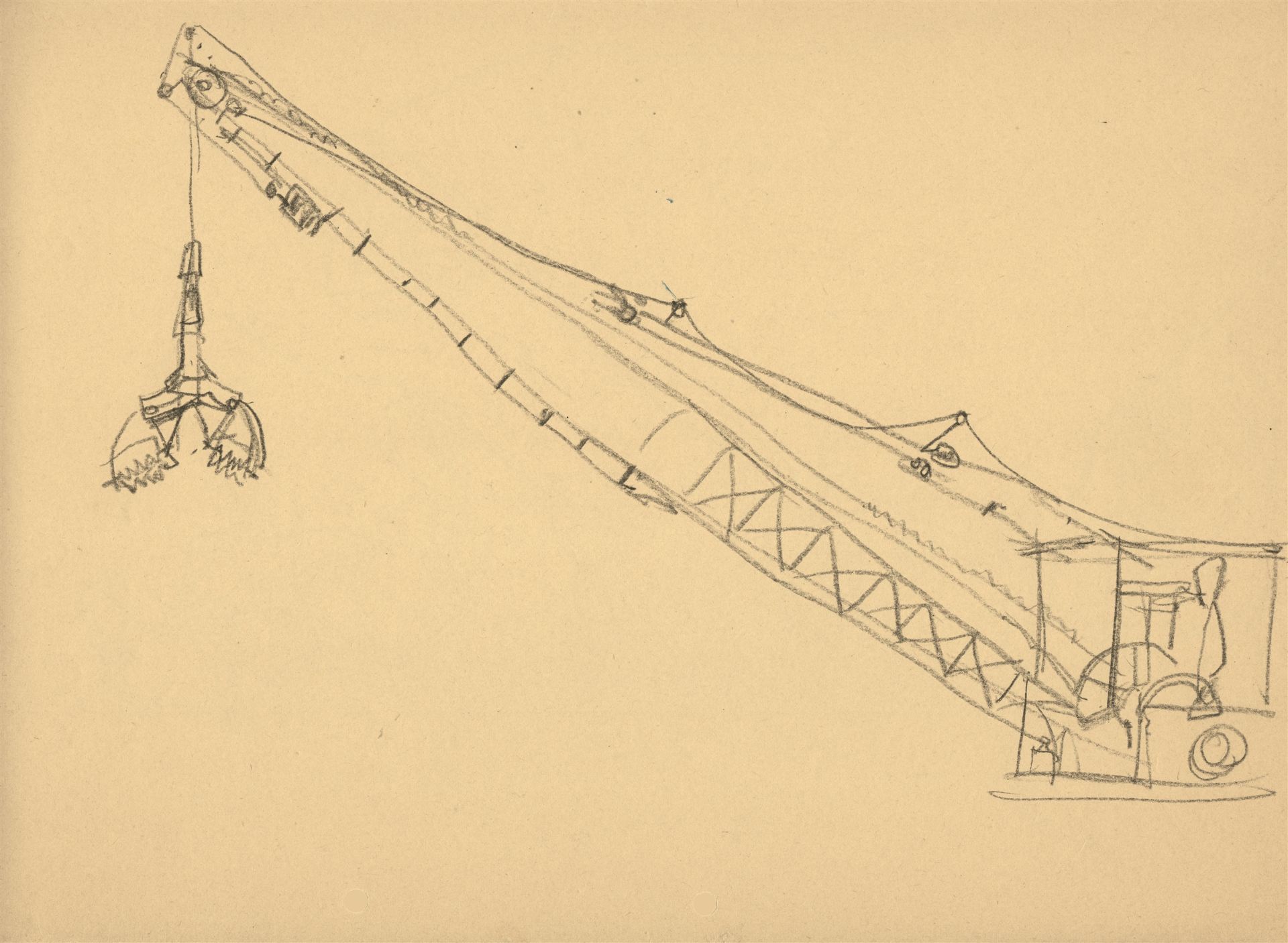 Lyonel Feininger, 4 doble-sided sketches for 'An der Seine, Paris' - Image 7 of 8