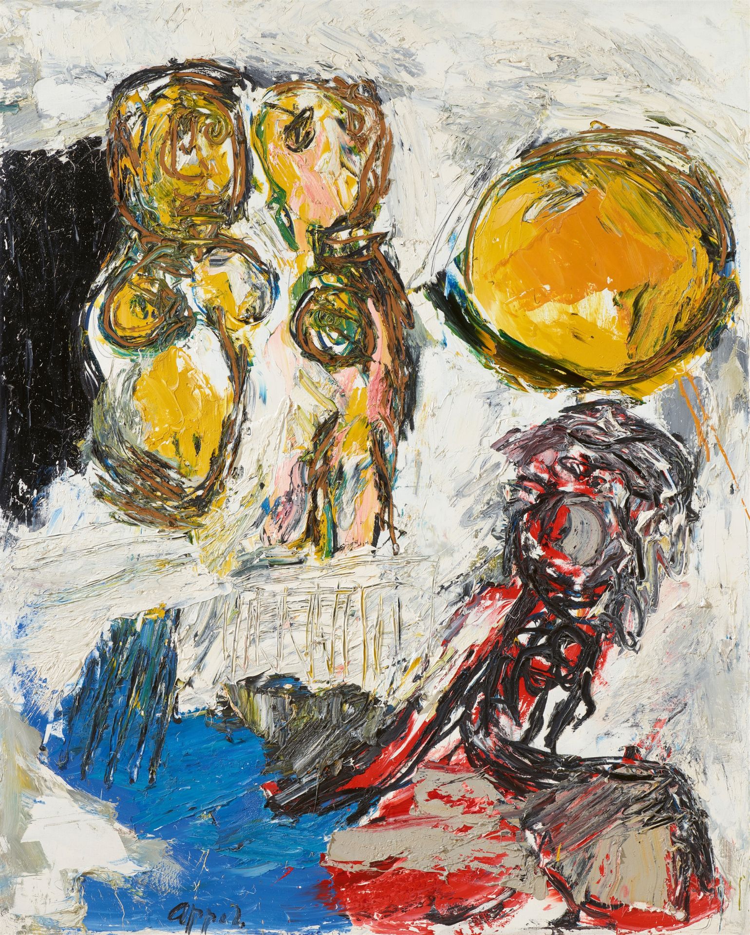 Karel Appel, Untitled (Badende)