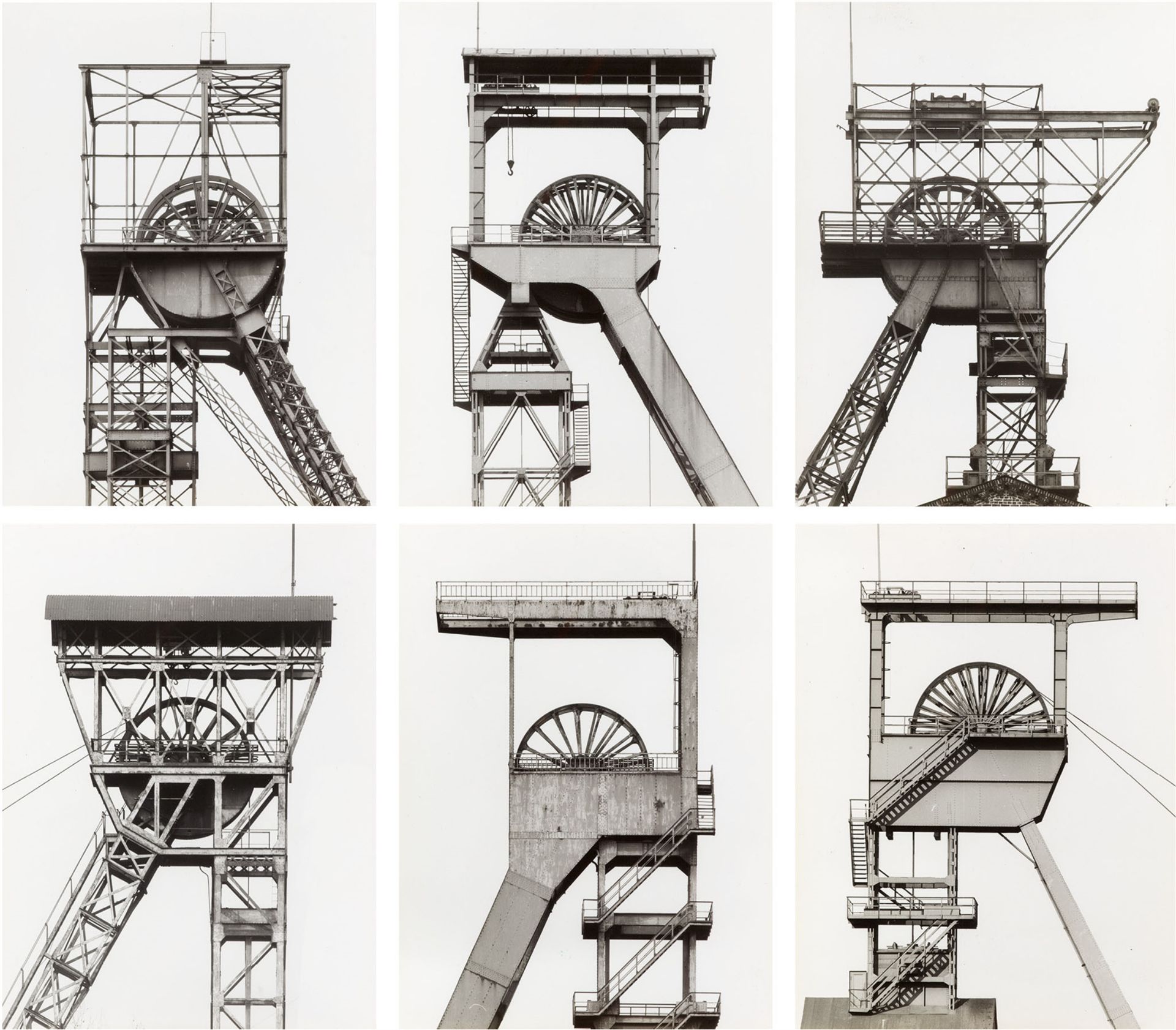 Bernd and Hilla Becher, Winding towers - Image 8 of 14
