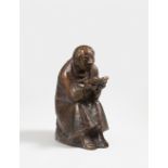 Ernst Barlach, Der Buchleser (Lesender Mann im Wind)