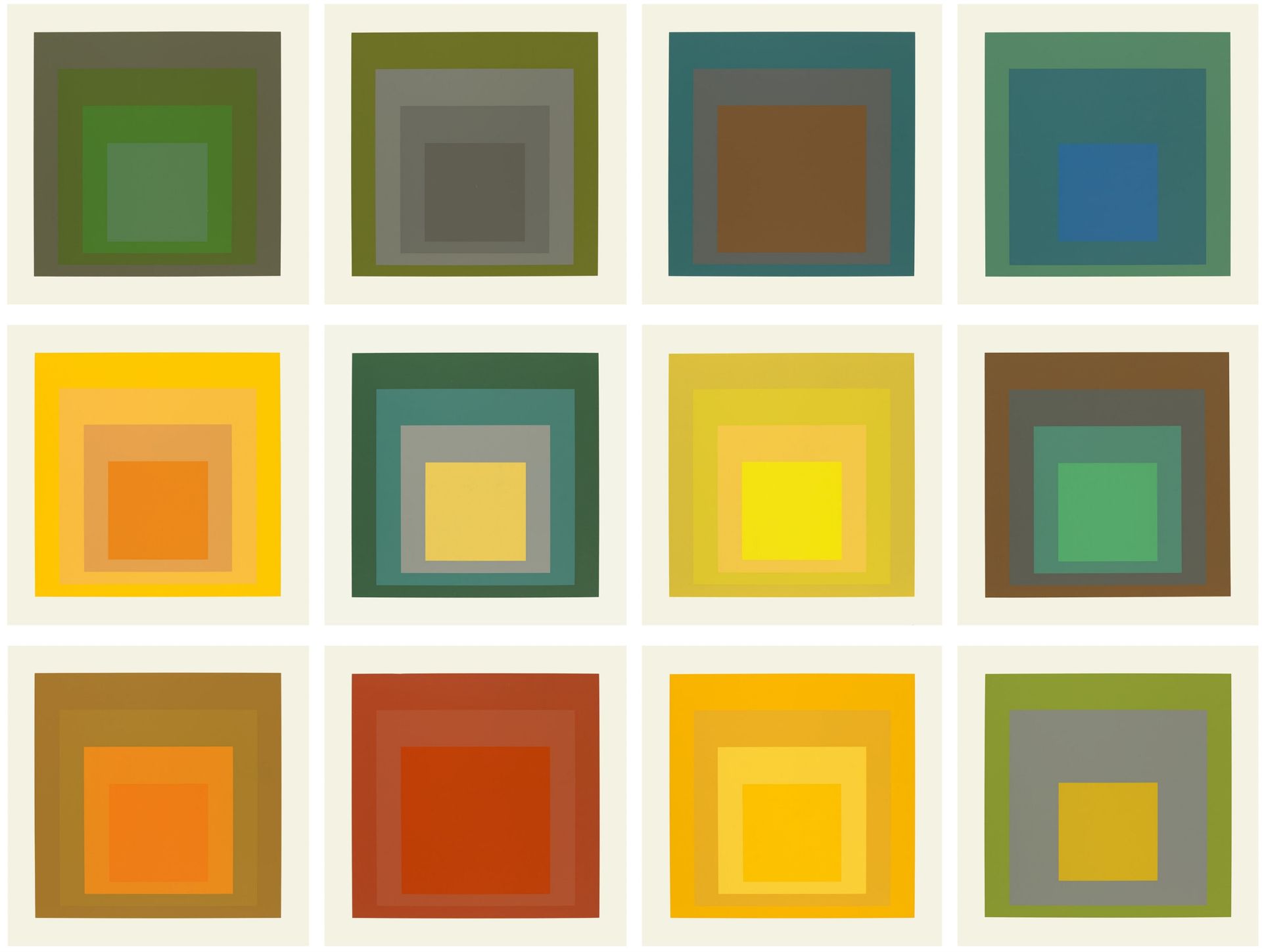 Josef Albers, SP (Homage to the Square)