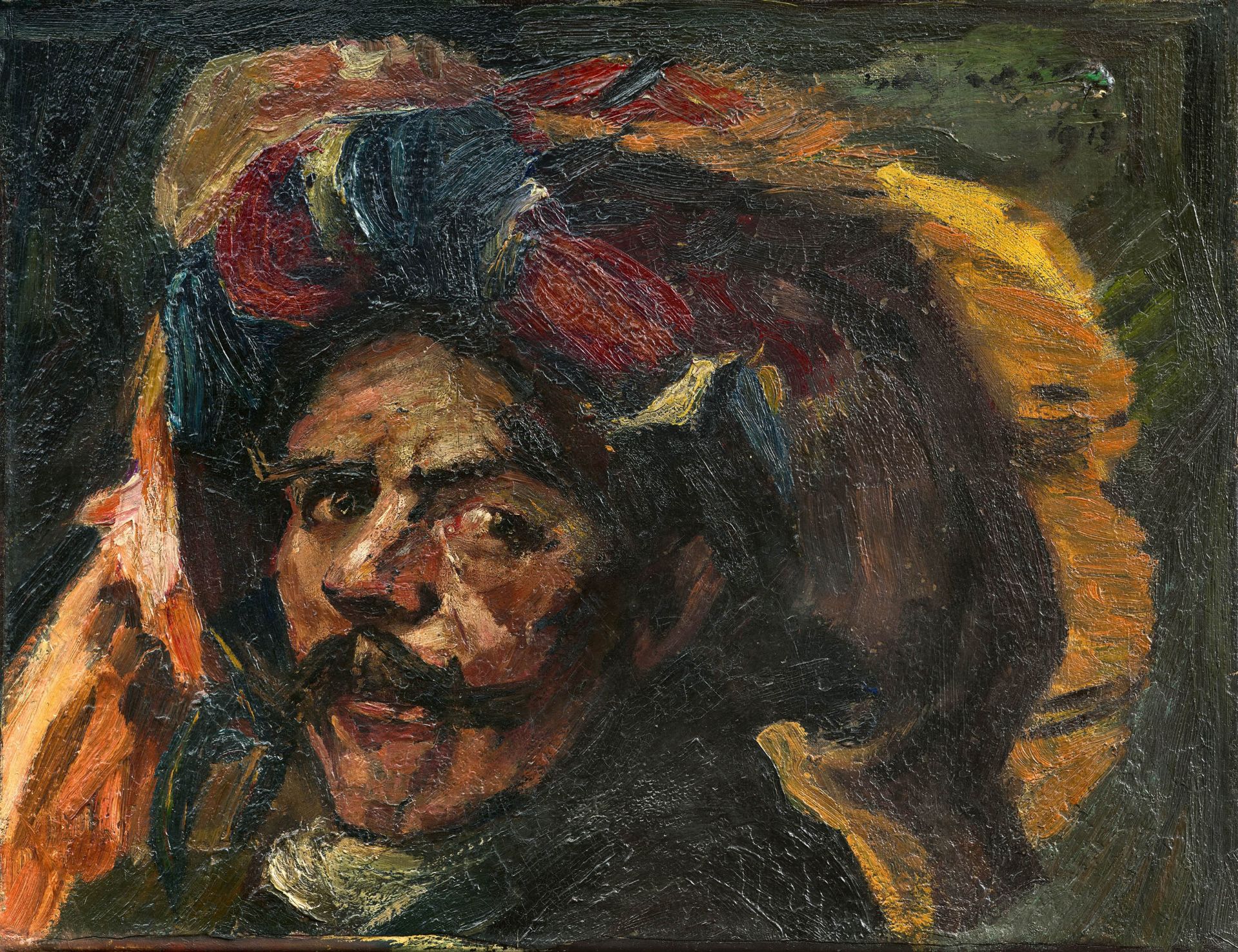 Lovis Corinth, Selbstporträt als Nürnberger Landsknecht