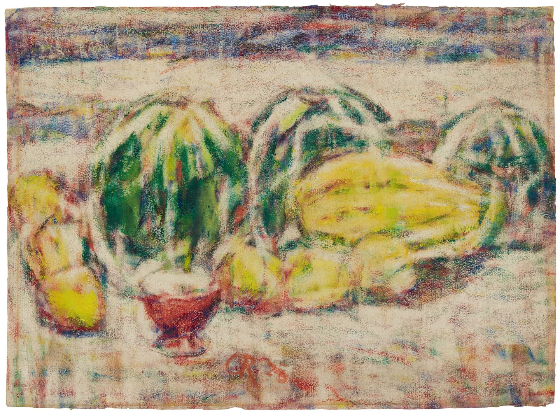 Christian Rohlfs, Stillleben mit Melone