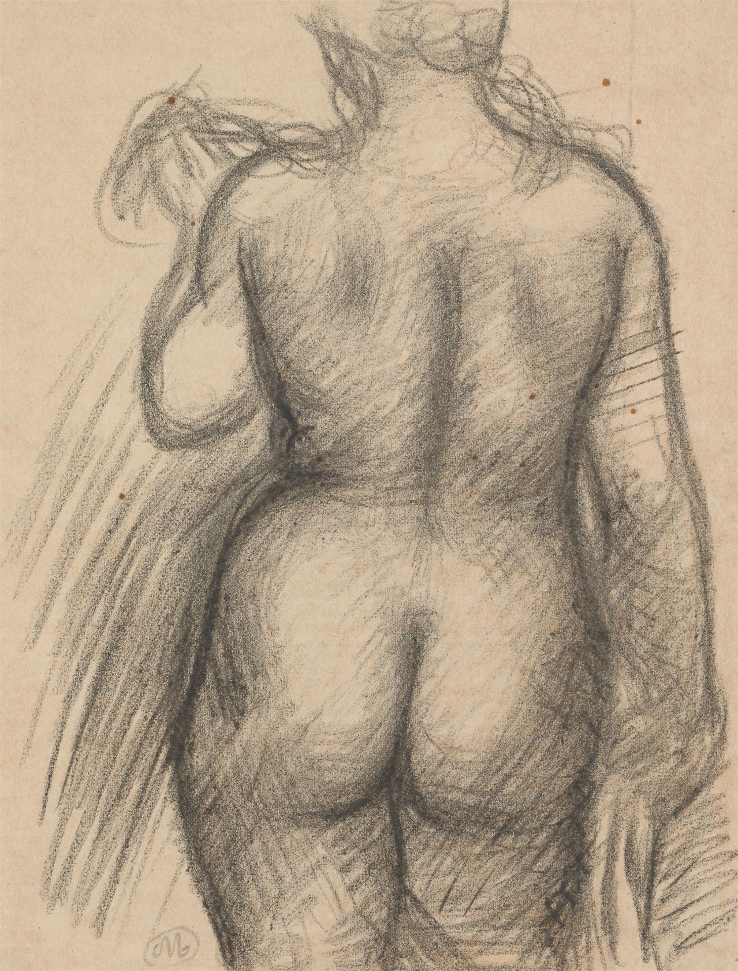 Aristide Maillol, Femme au foulard, vue de dos