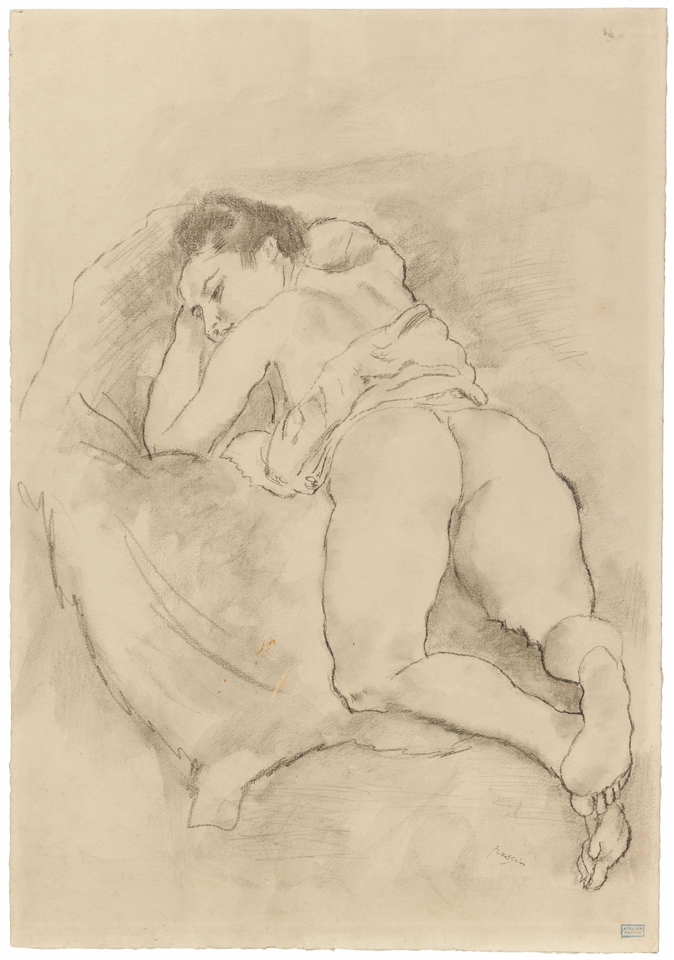 Jules Pascin, Nu étendu