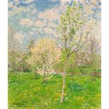 Léon de Smet, Blühende Bäume (Obstbaumwiese)