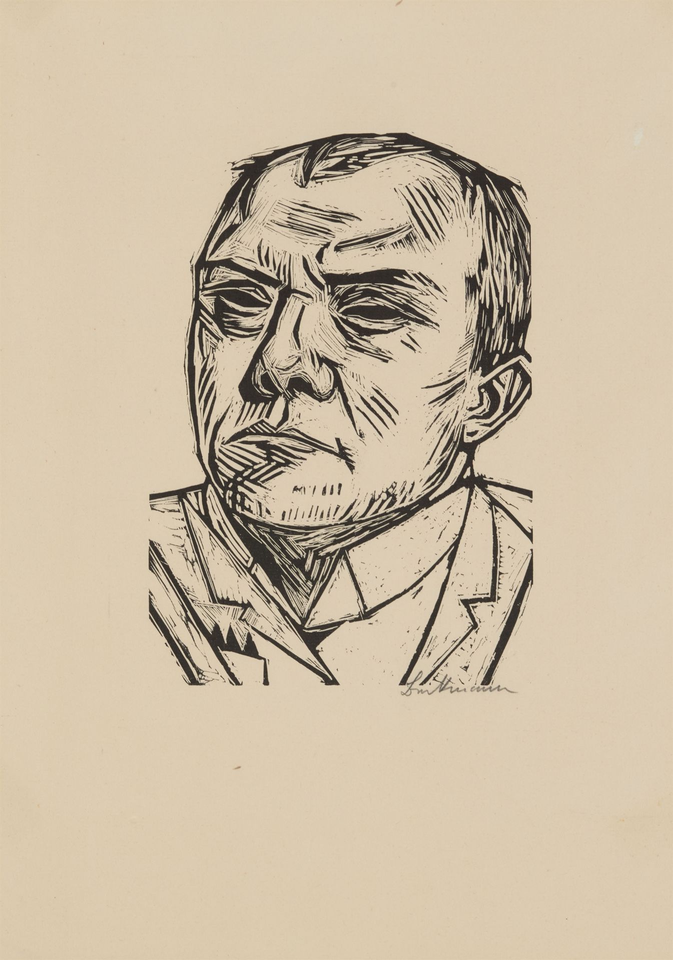 Max Beckmann, Selbstbildnis