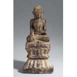 Buddha Shakyamuni. Holz. Birma, Shan-Staaten. 19. Jh.