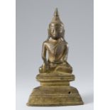 Buddha Shakyamuni. Bronze. Burma, Shan-Staaten. 19. Jh.