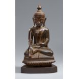 Buddha Shakyamuni. Bronze. Birma, Shan-Staaten. 20. Jh.