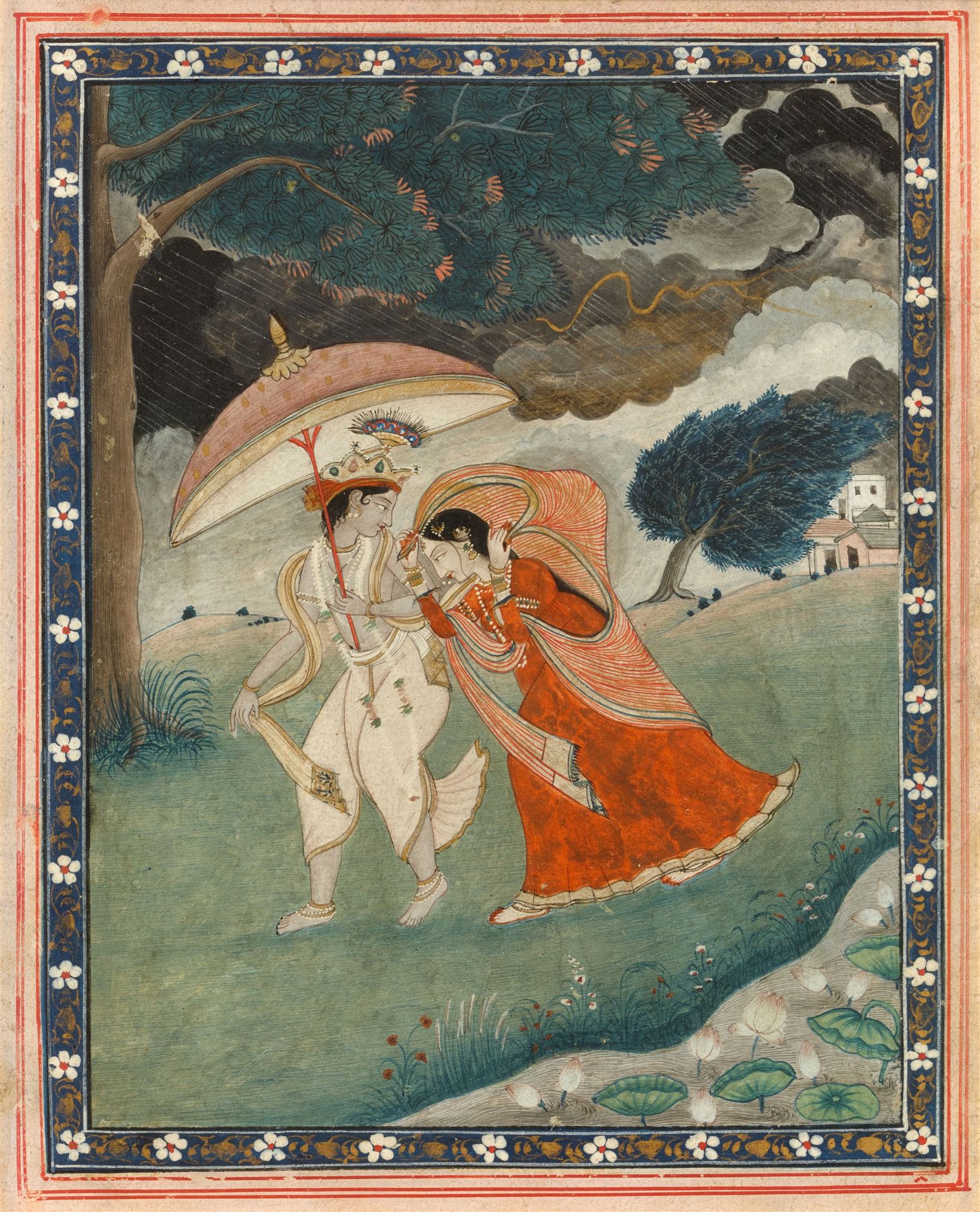 Anonymous Pahari painter. Northern India, Punjab Hills. 19th century