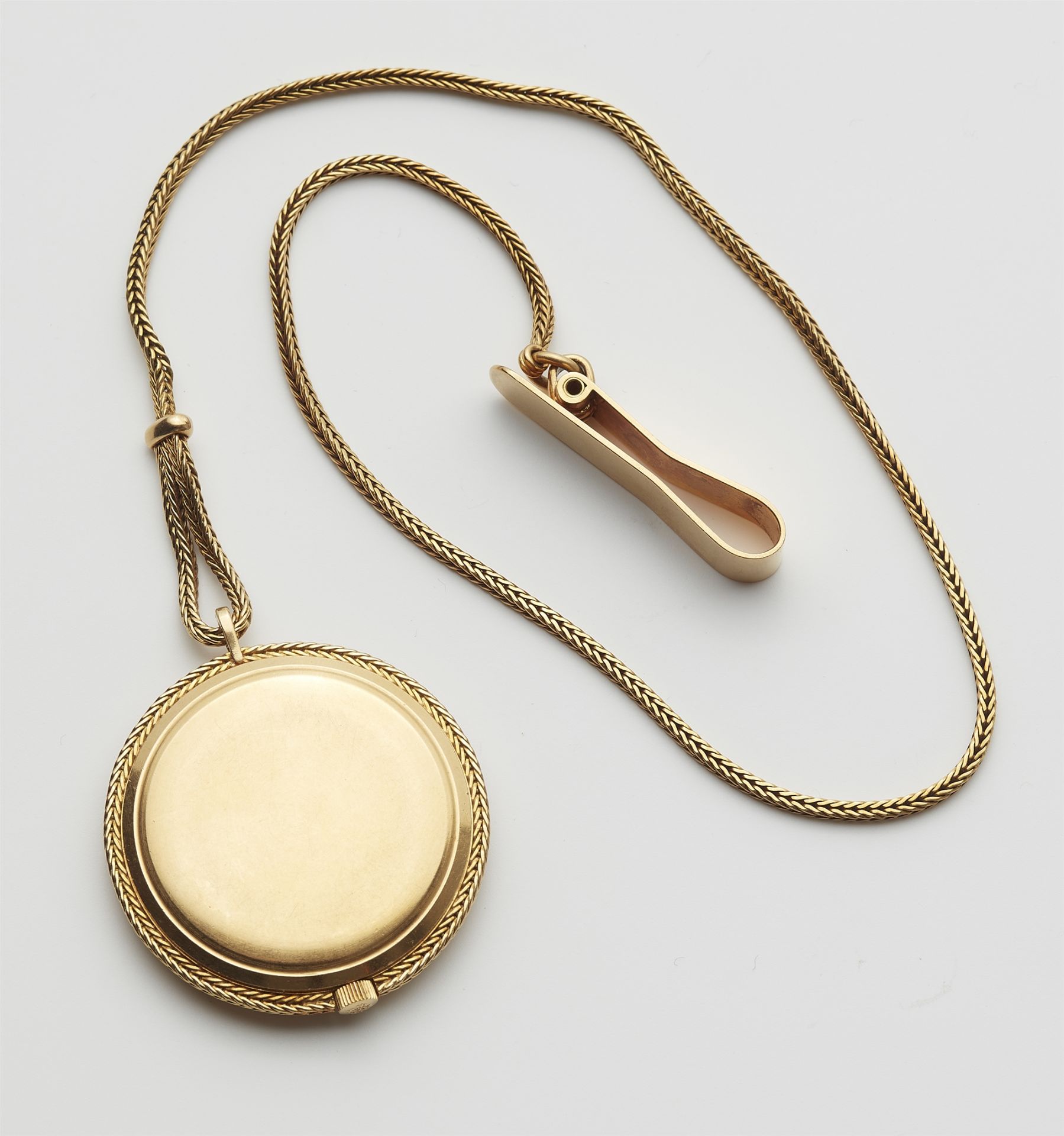 An 18k gold Patek Philippe Lepine pocket watch designed by Gilbert Albert. - Image 2 of 2