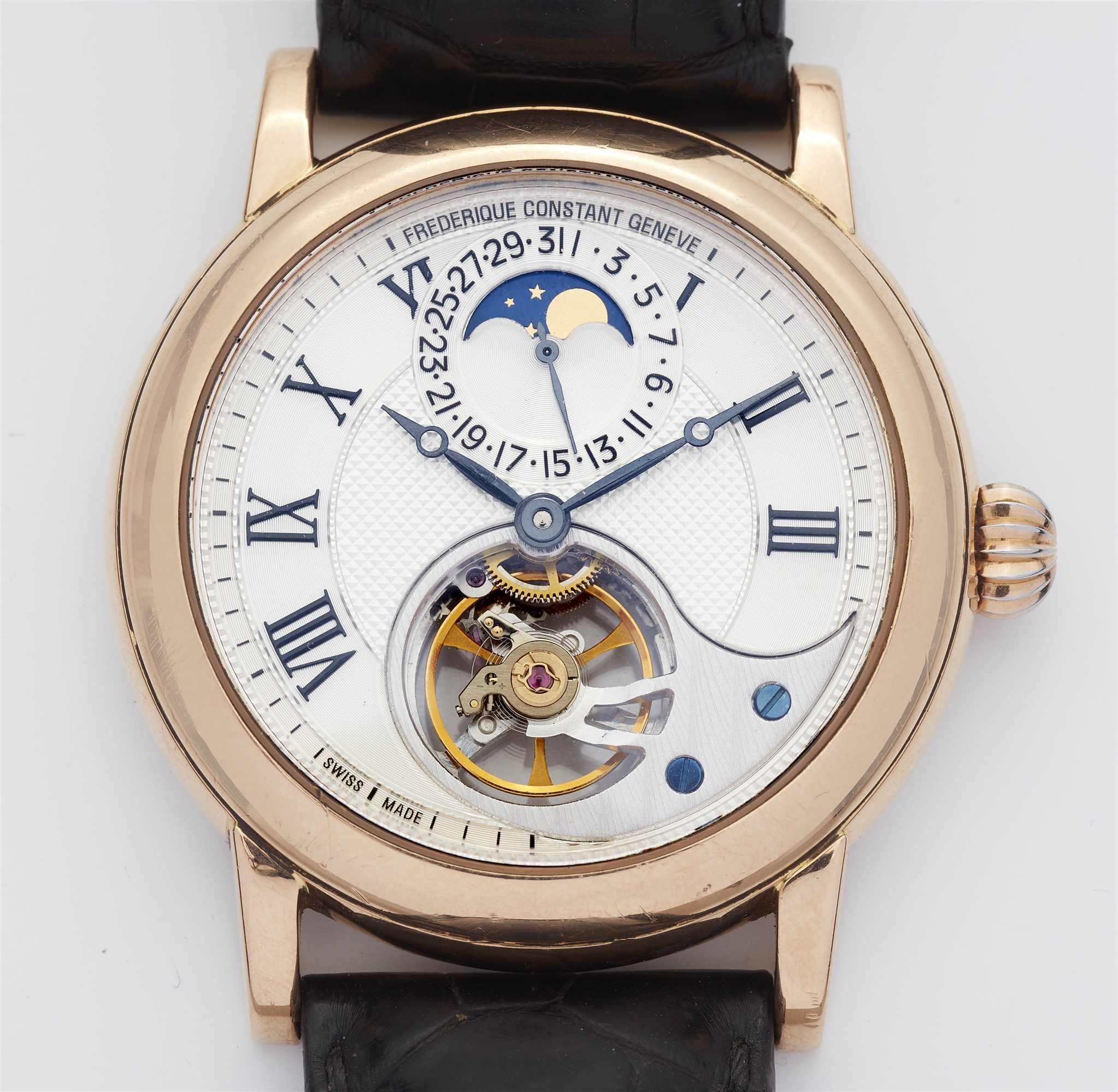 An 18k gold manual winding Frederique Constant Heart Beat Manufacture Limited Edition 059/188 gentle - Image 2 of 4