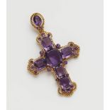 Pektoralkreuz mit Amethysten