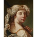 Venezianischer Meister des 17.-18. Jahrhunderts, Bildnis einer Dame in türkischem Kostüm