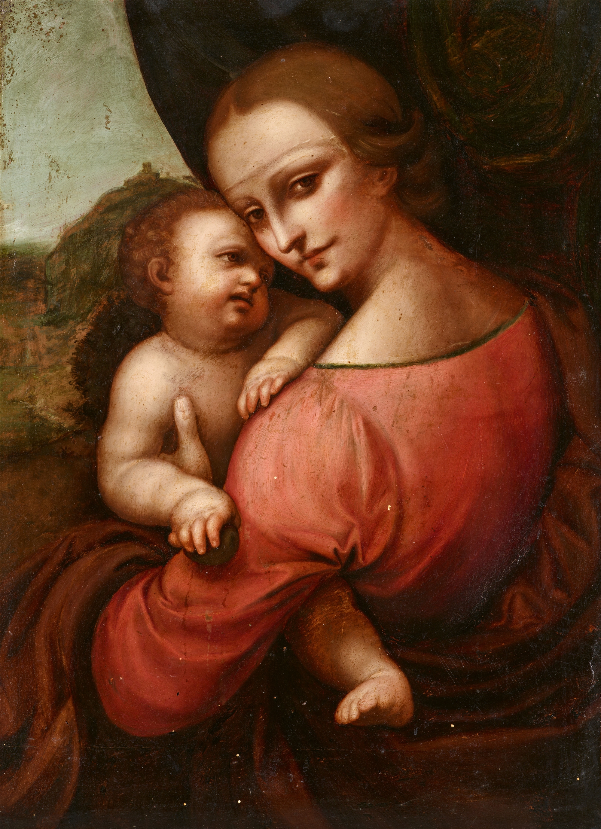 Giovanni Pietro Rizzoli, called Giampietrino, The Virgin and Child (Madonna della mela)
