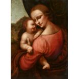 Giovanni Pietro Rizzoli, genannt Giampietrino, Madonna mit Kind (Madonna della mela)