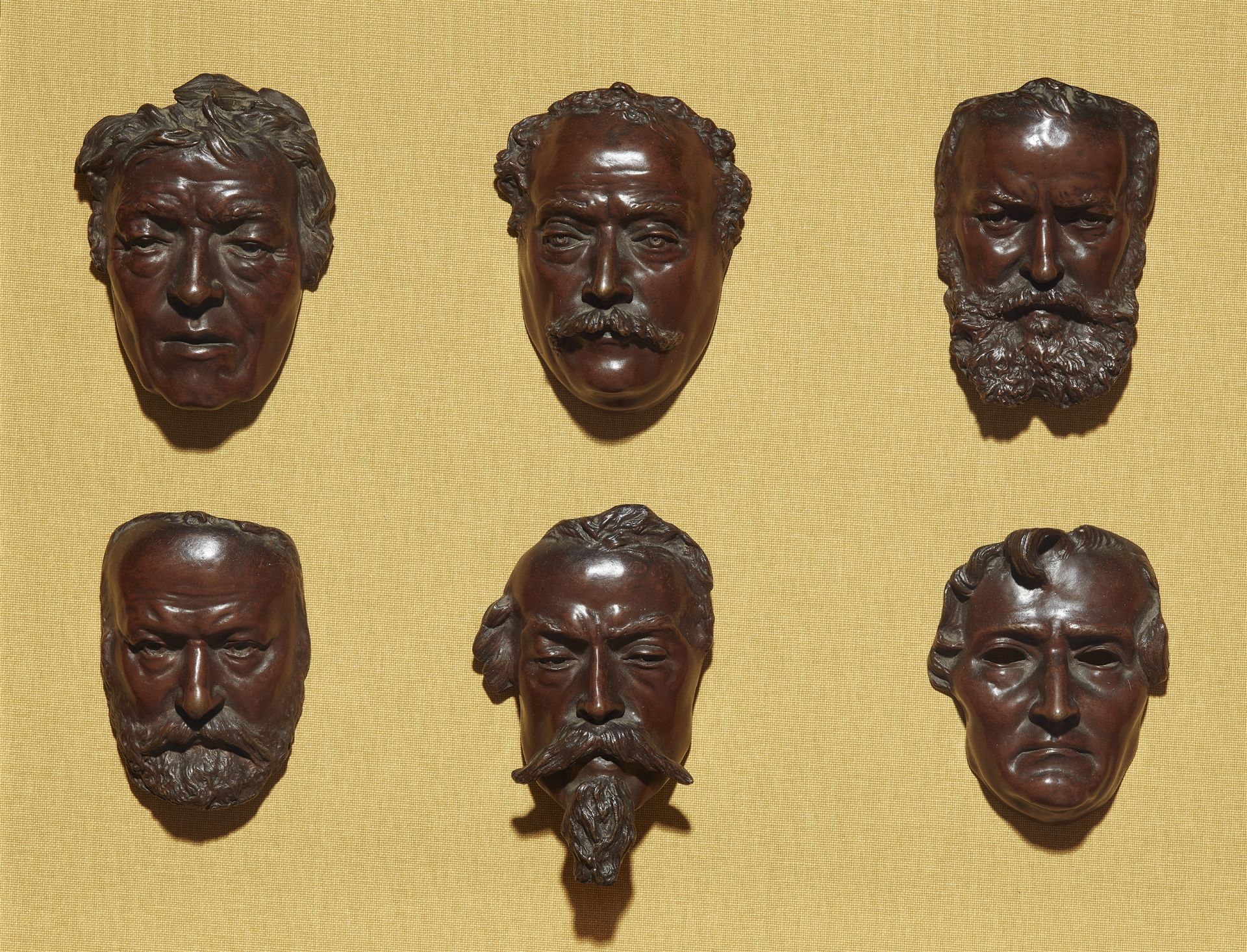 Six masks from "Le marchand des masques"