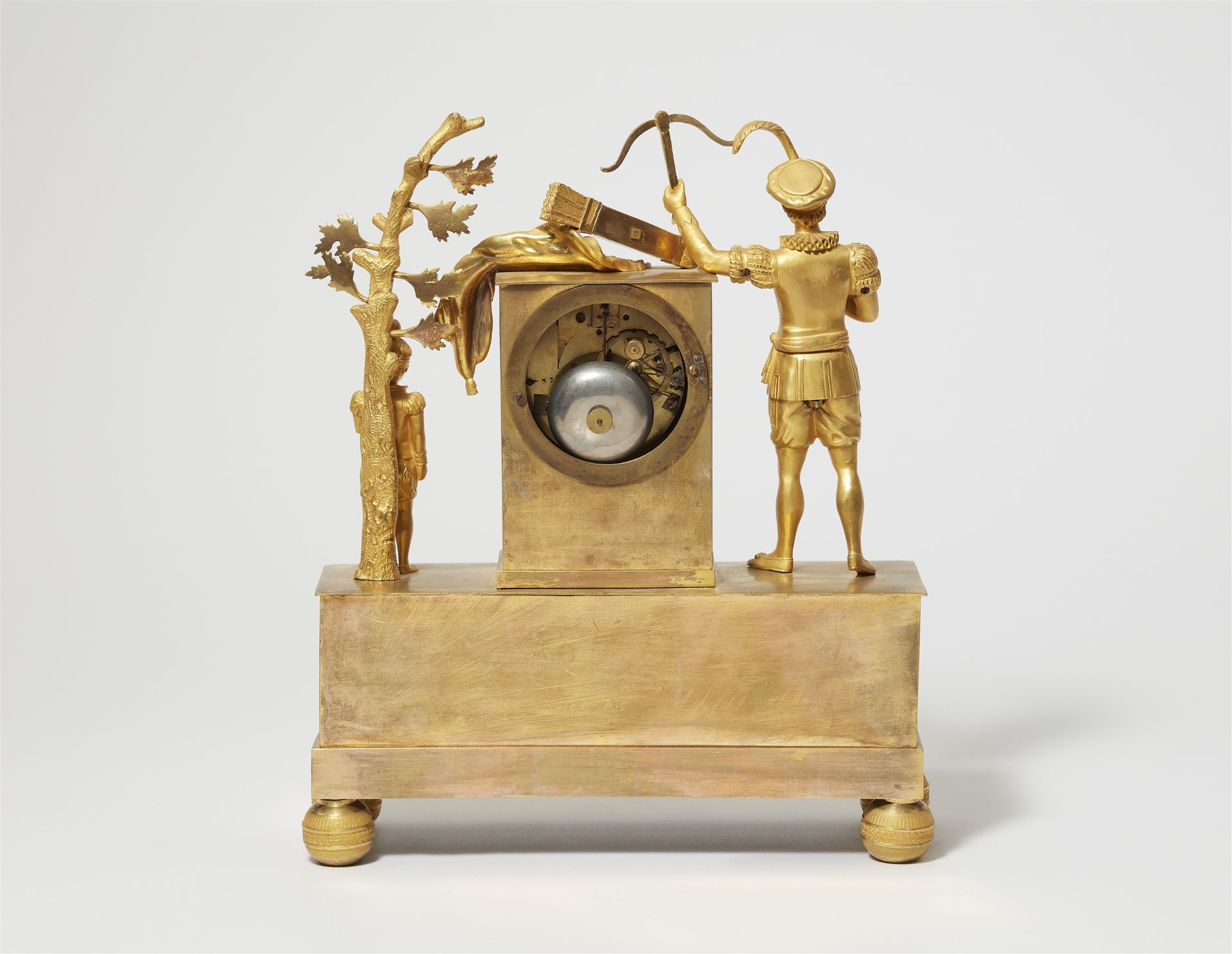 An ormolu pendulum clock "William Tell" - Image 2 of 2