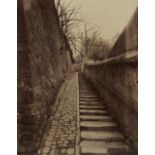 Jean Eugène Auguste Atget, Passage des Eaux entre la rue Raynouard et le quai de Passy, Paris (16ème