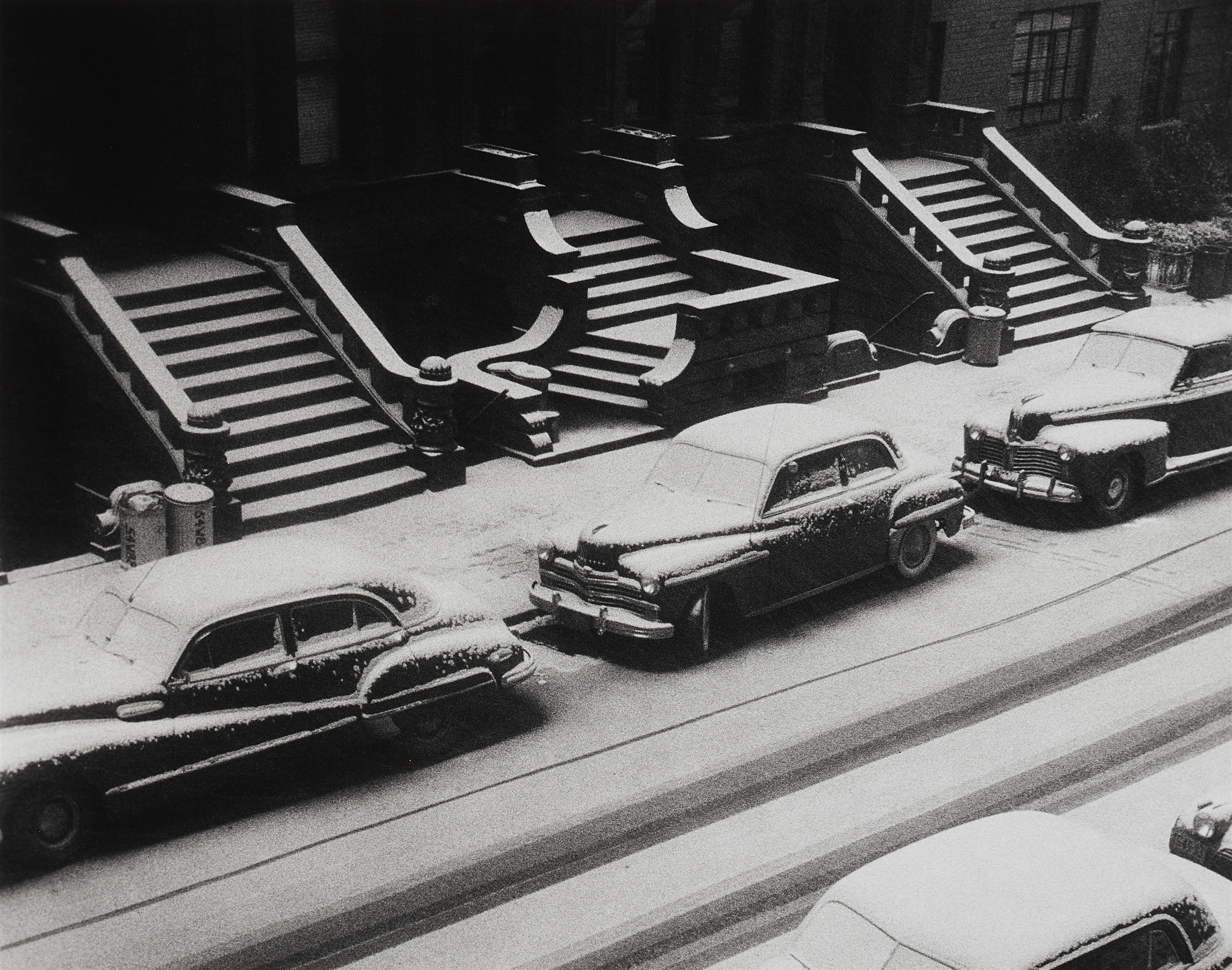 Ruth Orkin, White Stoops, New York City