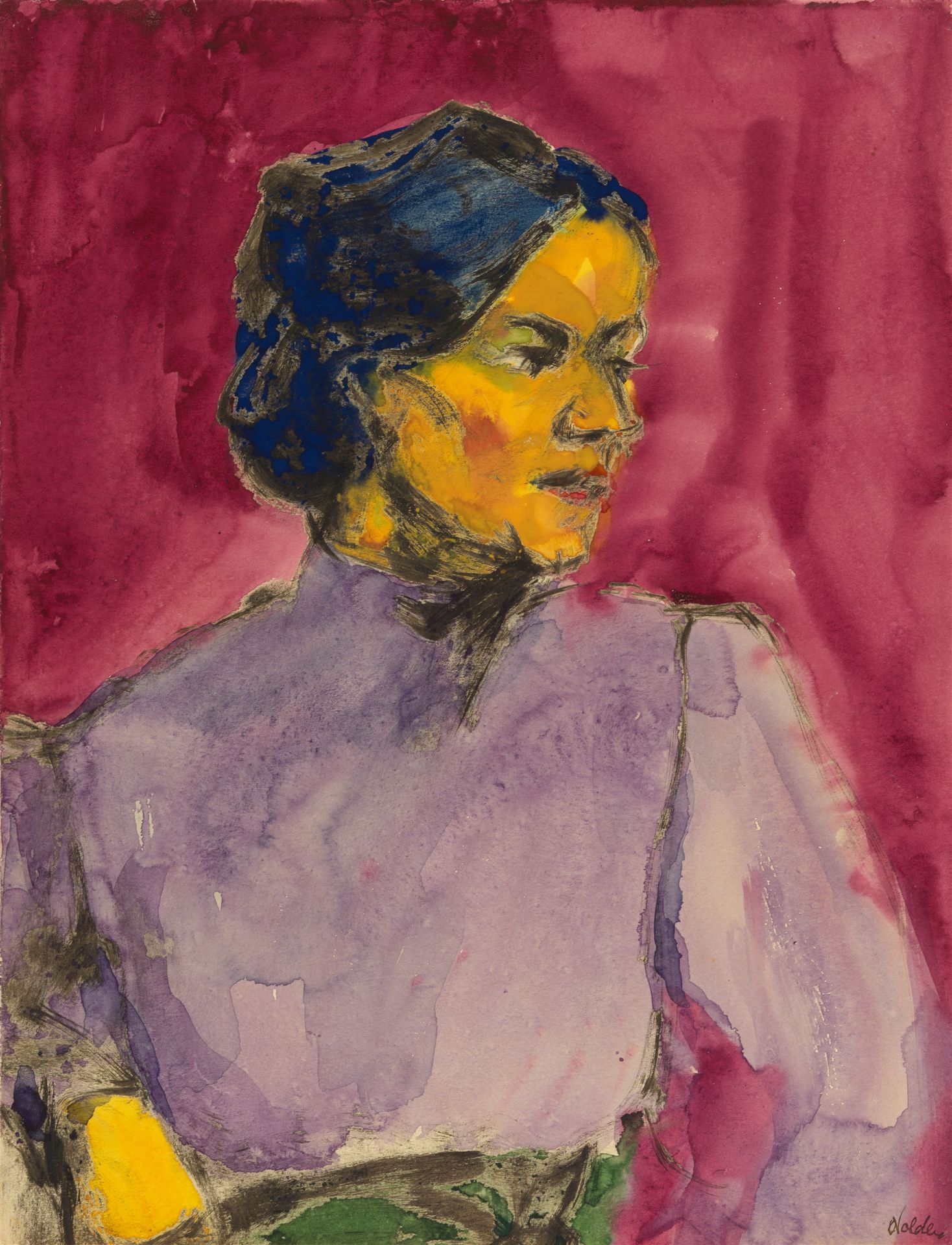 Emil Nolde, Frauenporträt