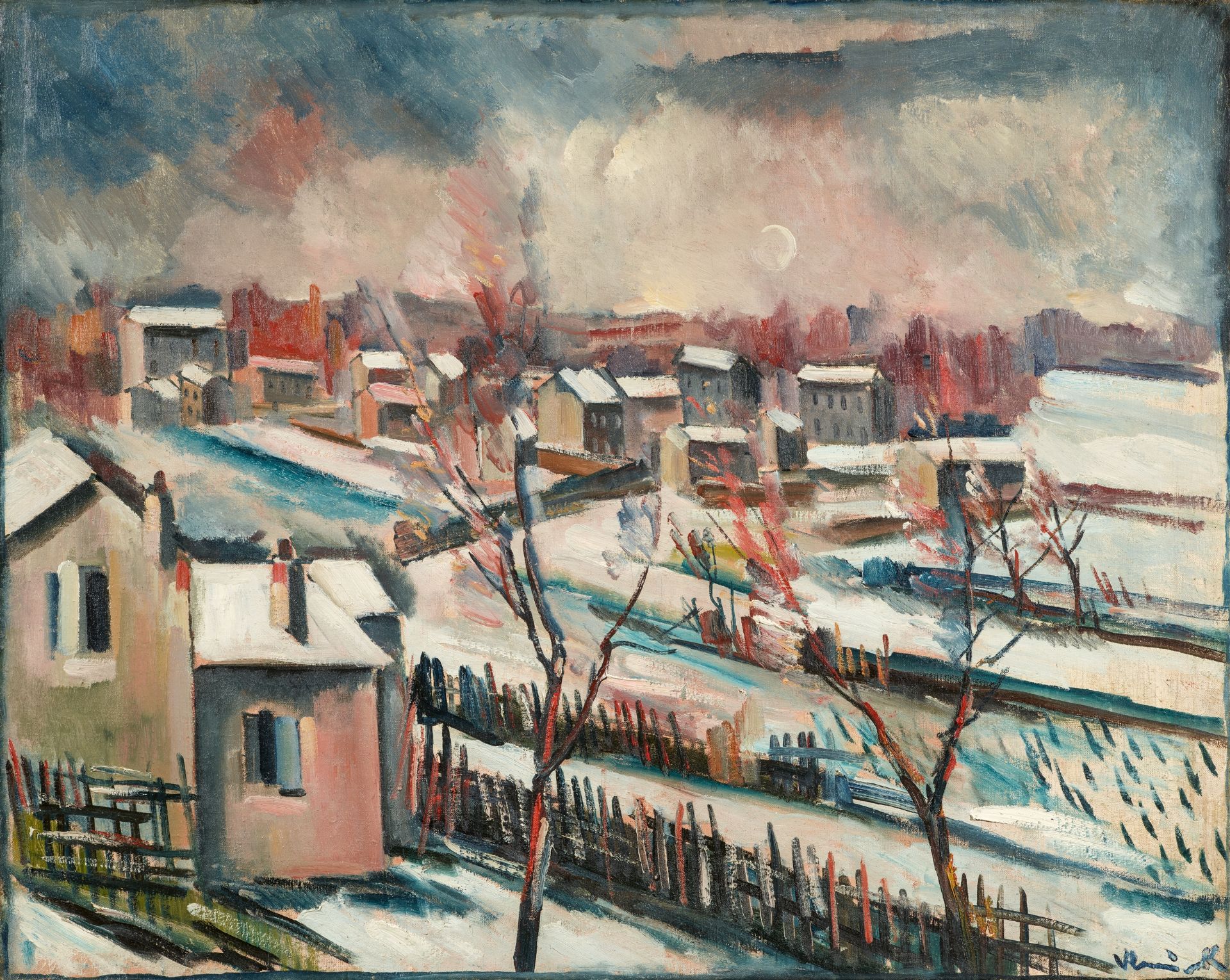 Maurice de Vlaminck, Paysage de neige