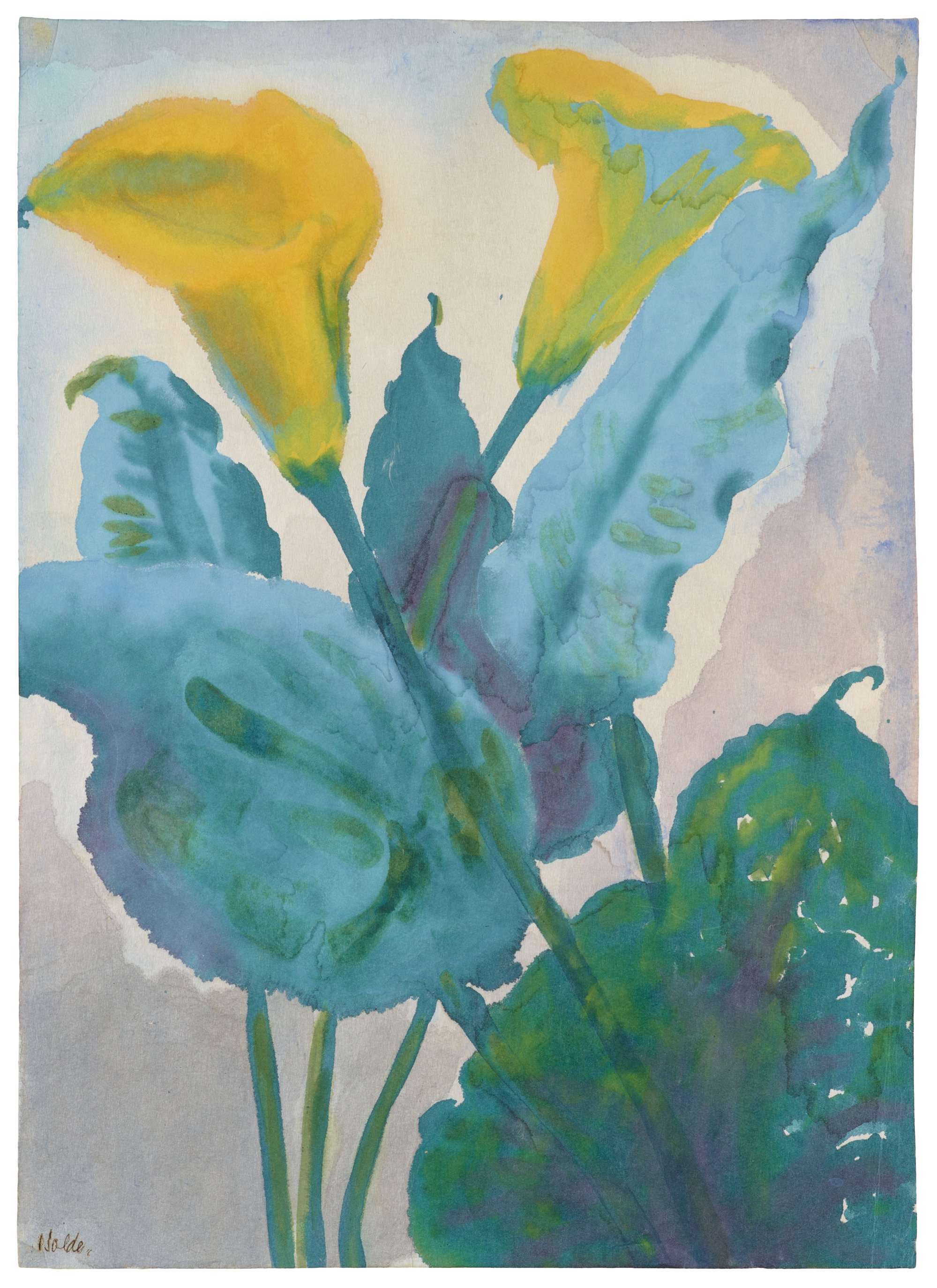 Emil Nolde, Gelbe Callas