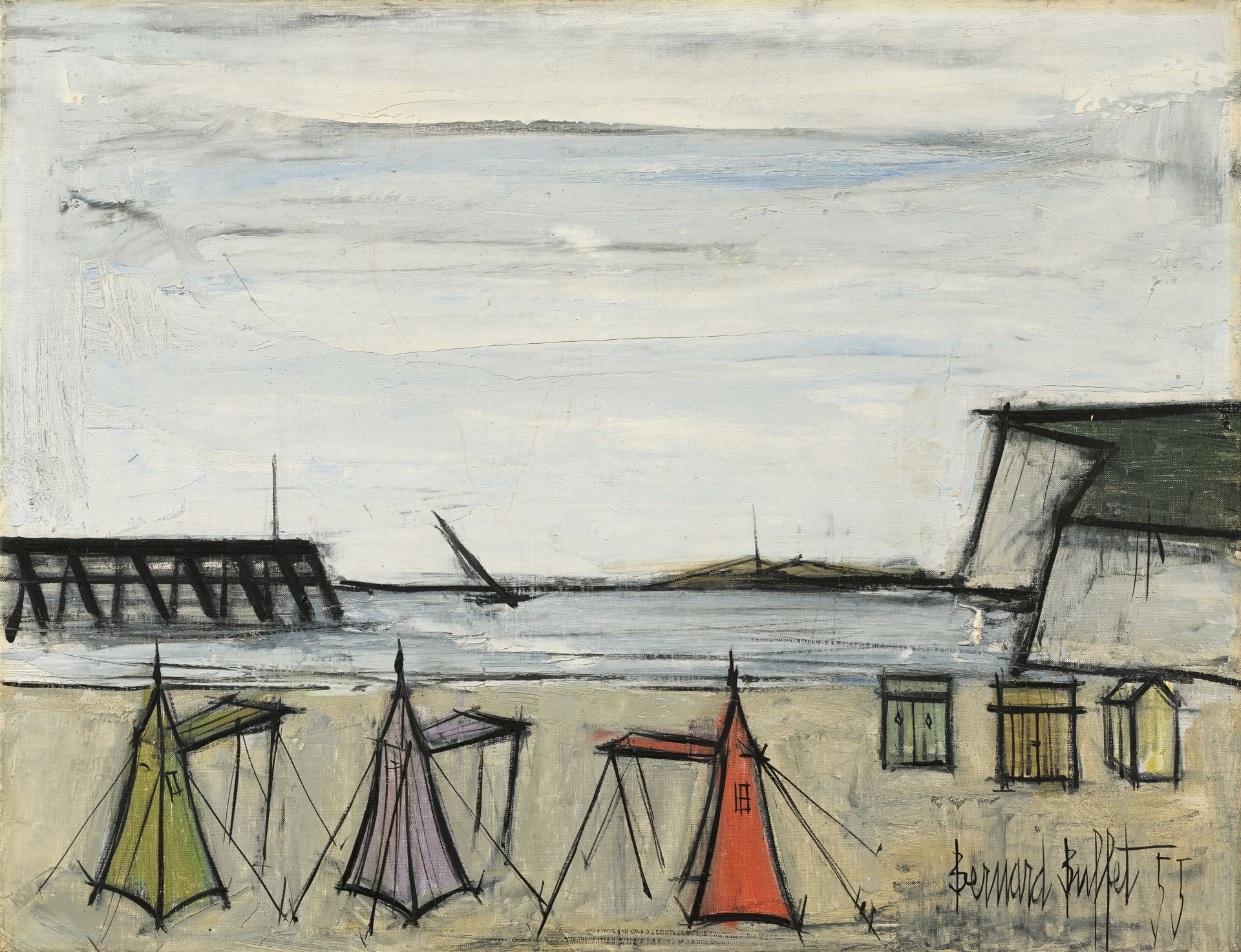 Bernard Buffet, La Plage