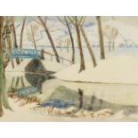 Erich Heckel, Bach im Winter