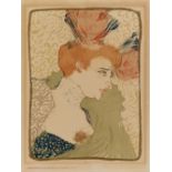 Henri de Toulouse-Lautrec, Mademoiselle Marcelle Lender, en buste