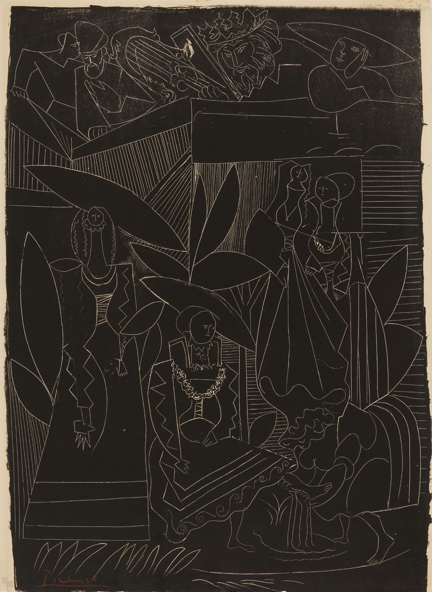 Pablo Picasso, David et Bethsabée