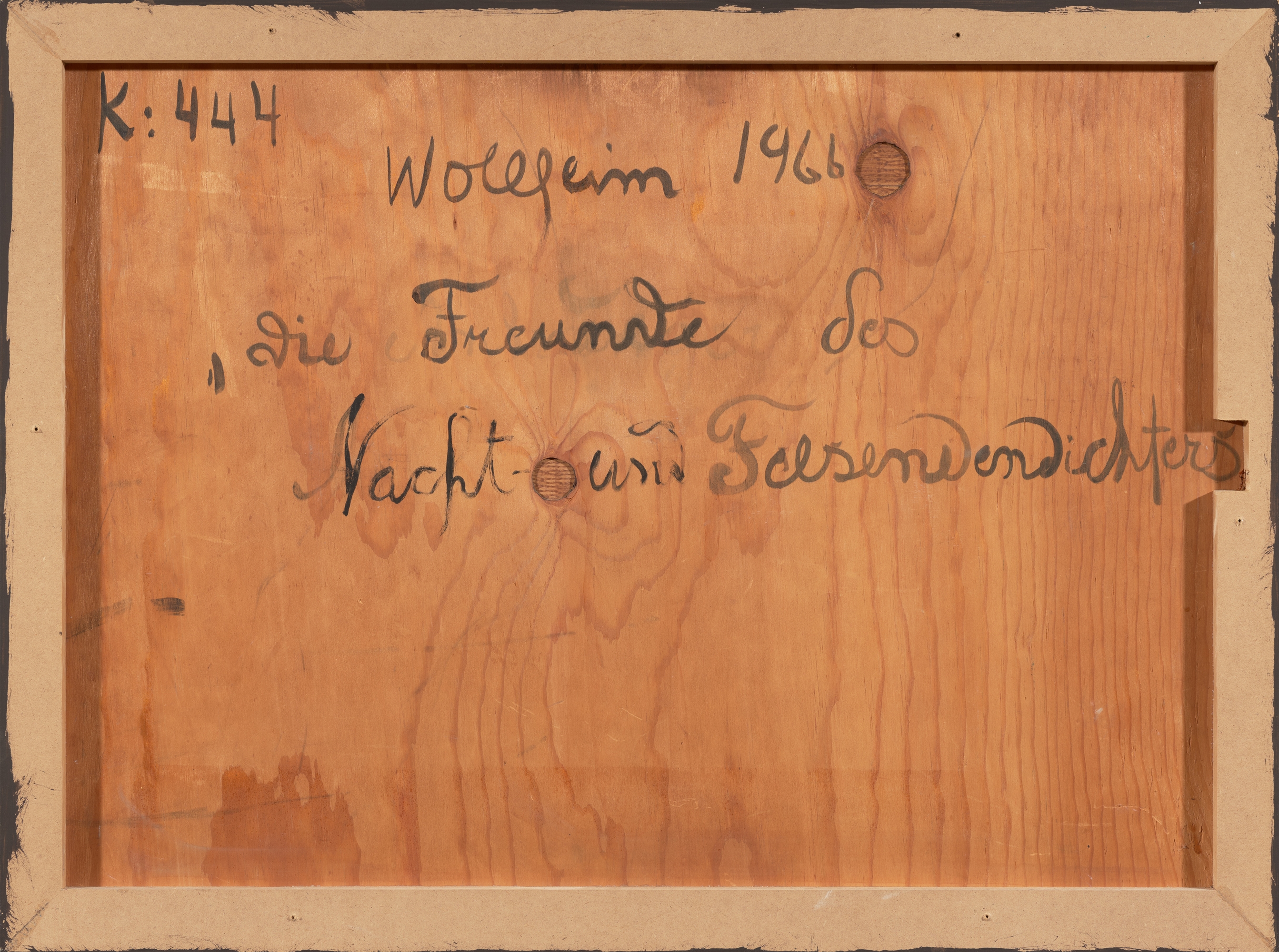 Gert Heinrich Wollheim, Die Anhänger des Felsendichters (Die Freunde des Nacht- und Felsendichters) - Image 2 of 2