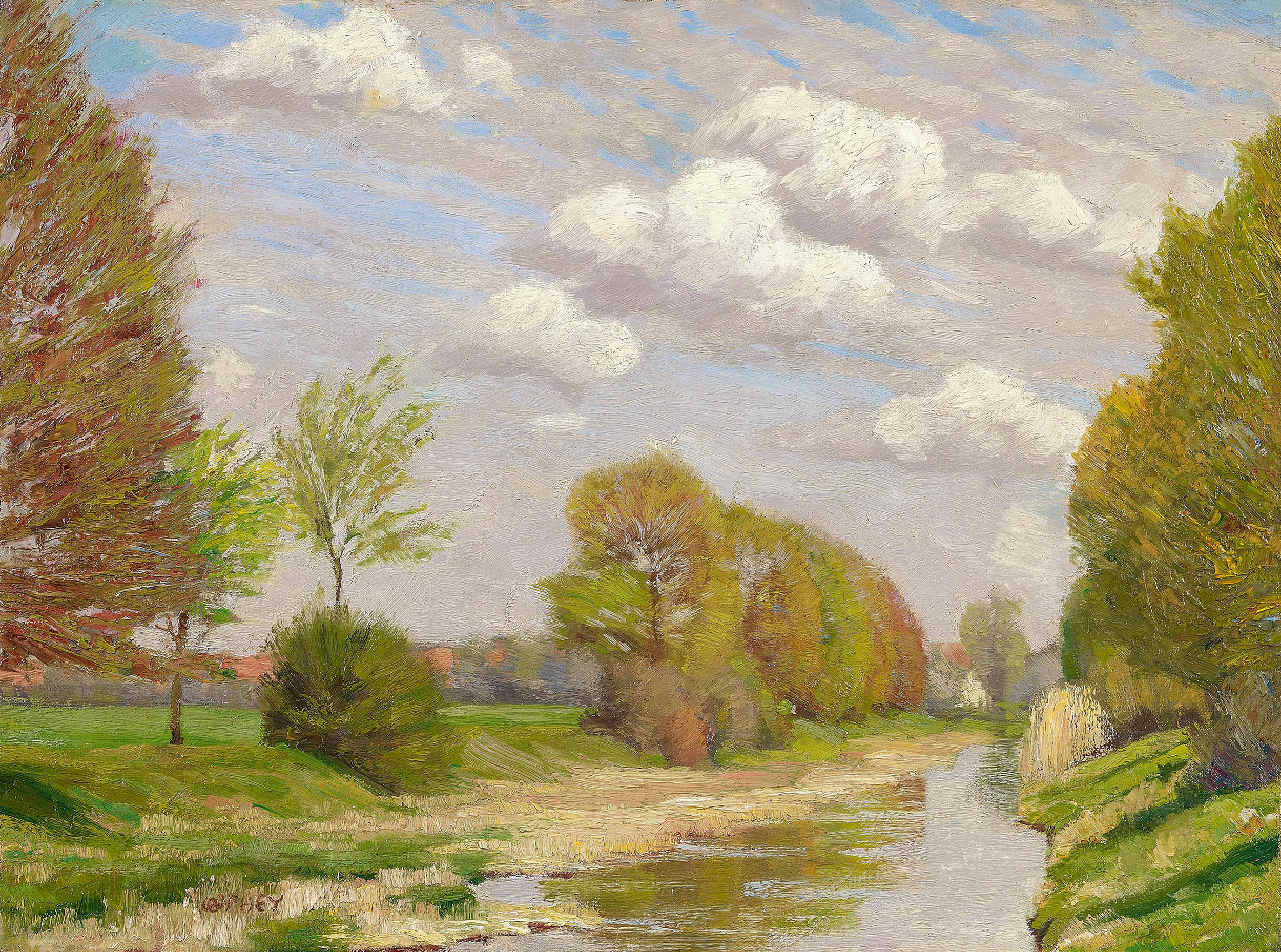 Walter Ophey, Flusslandschaft