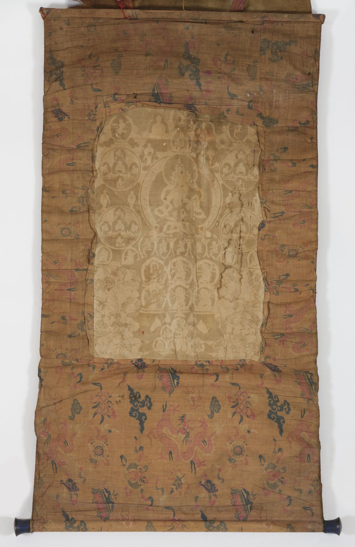 A thangka of Vajrasattva. Tibet, 19th century - Image 2 of 3