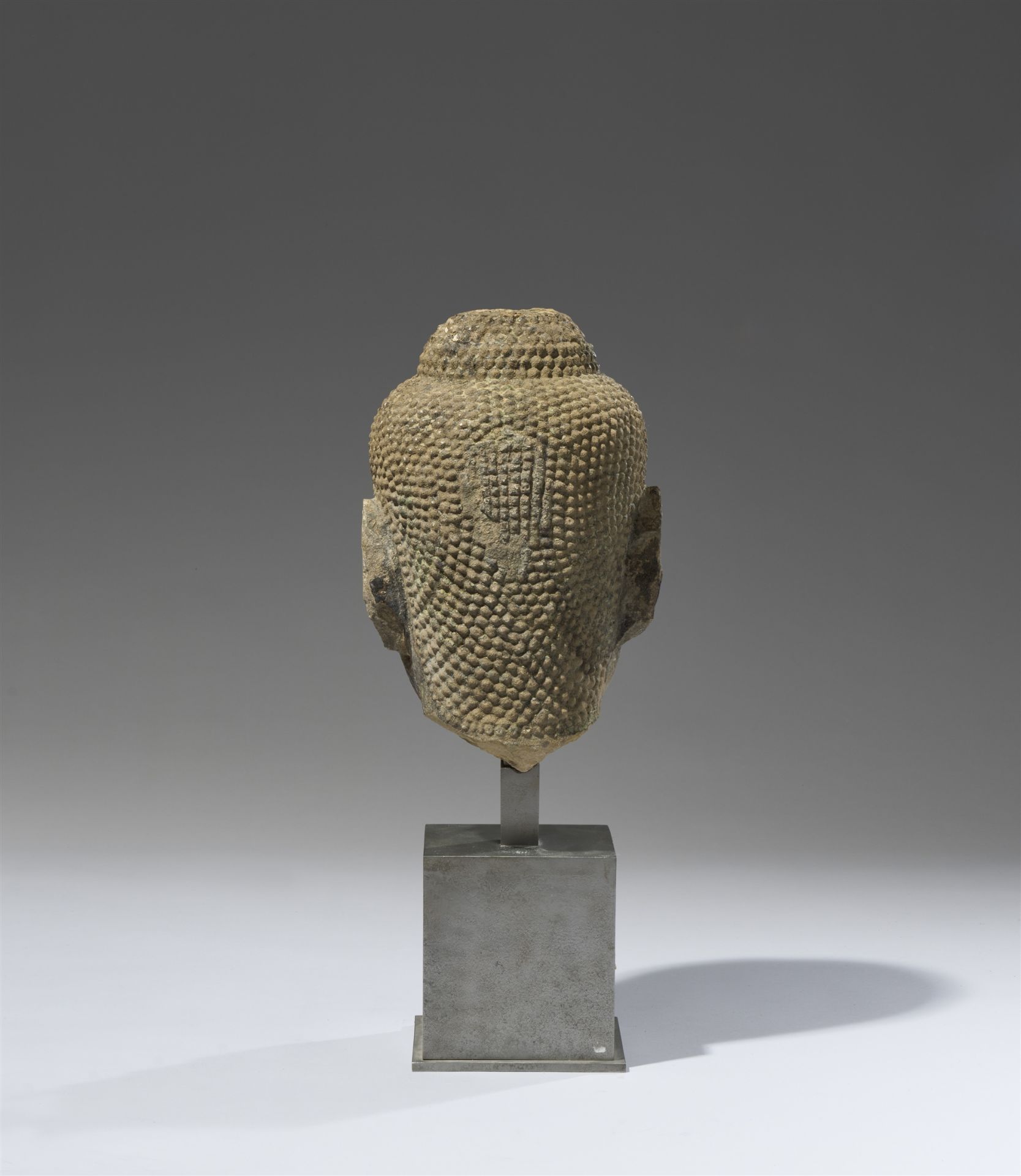 An Ayutthaya sandstone head of a Buddha. Thailand. 15th century - Image 2 of 3