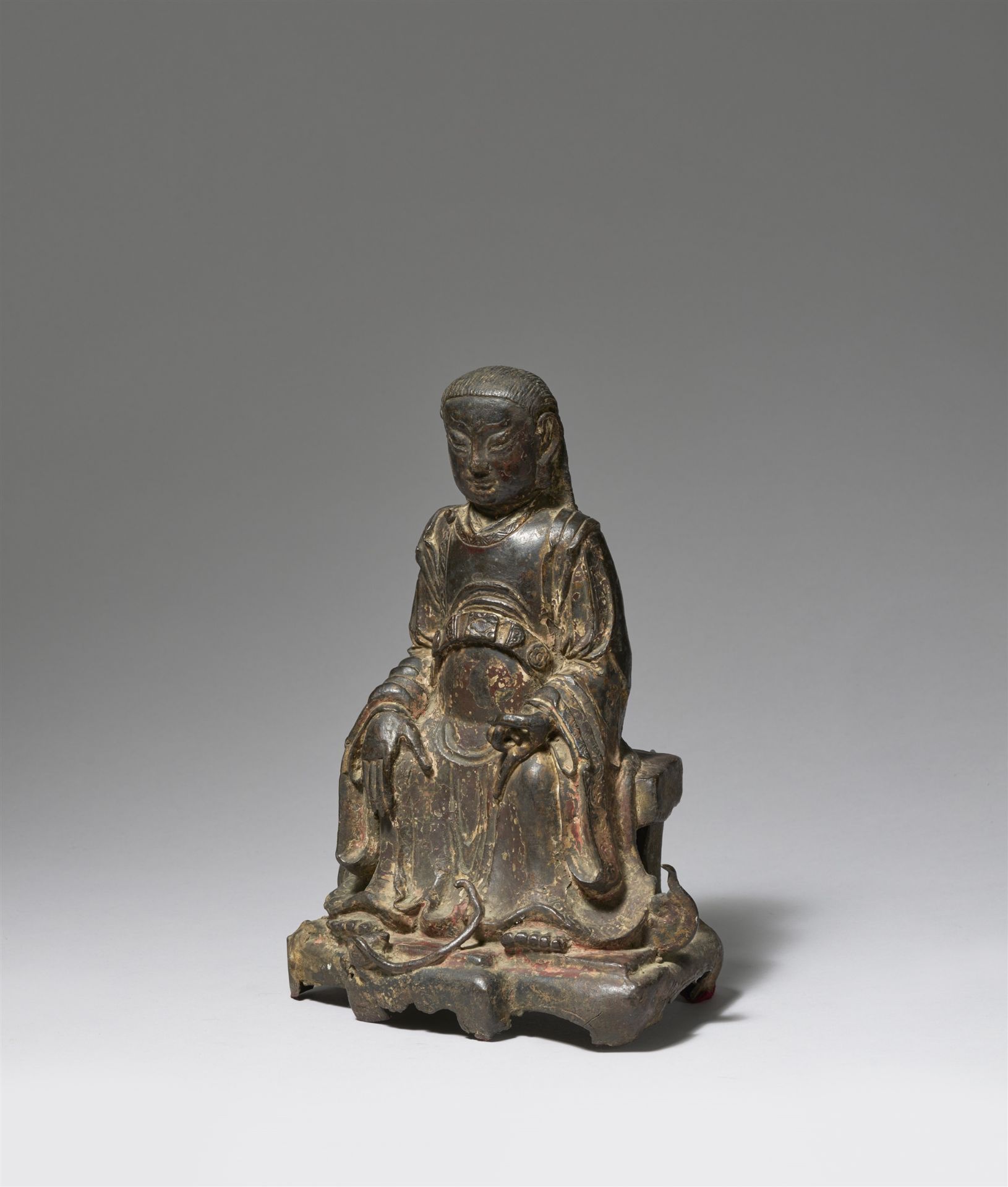 Zhenwu, der Gott des Nordens. Bronze. Spätes Ming-Zeit, 17. Jh. - Bild 3 aus 3