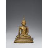 Buddha Shakyamuni. Bronze. Thailand. Ratanakosin. 19. Jh.