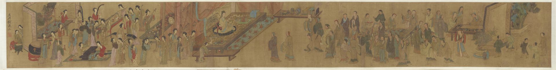 After Qian Xuan . Qing dynasty,  - Image 6 of 9