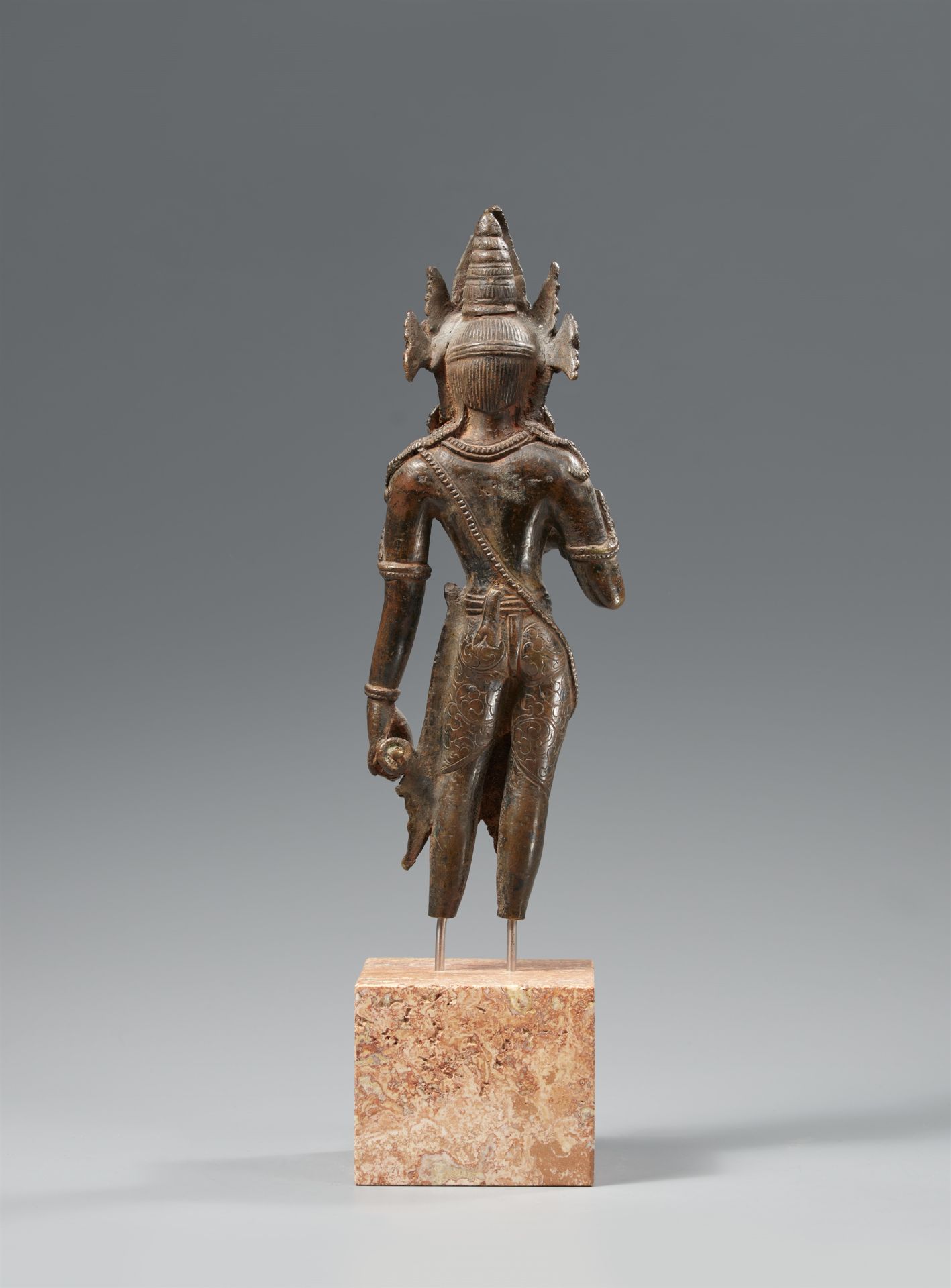 Vajrasattva. Bronze. Nepal - Bild 2 aus 3