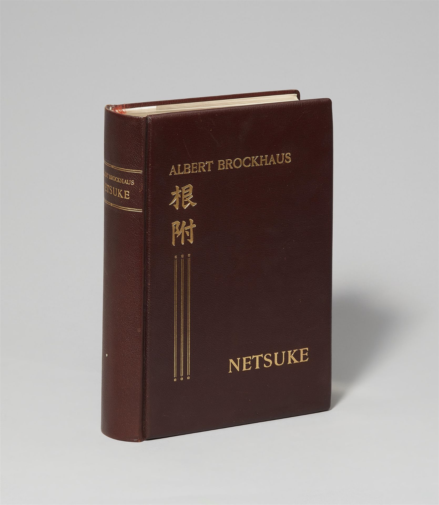 Albert Brockhaus. Netsuke. Versuch einer Geschichte der japanischen Schnitzkunst. - Bild 2 aus 2