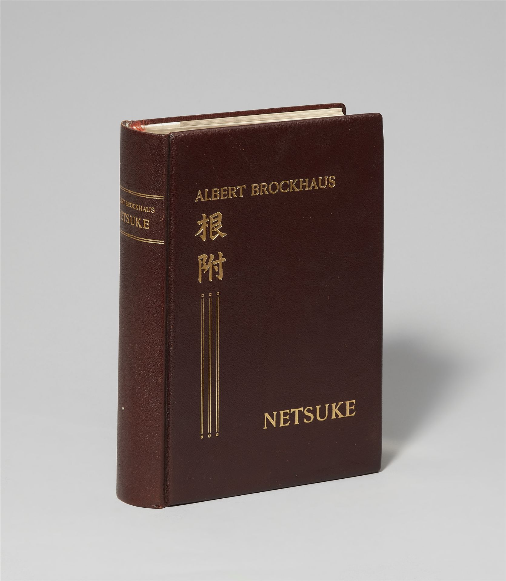 Albert Brockhaus. Netsuke. Versuch einer Geschichte der japanischen Schnitzkunst.