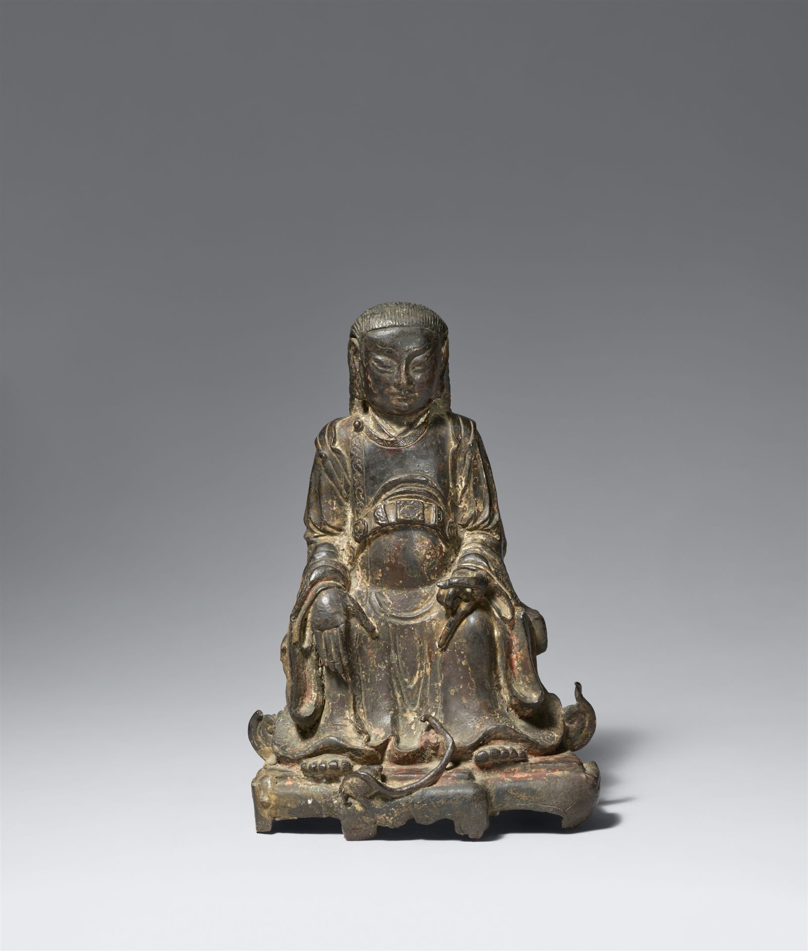 Zhenwu, der Gott des Nordens. Bronze. Spätes Ming-Zeit, 17. Jh.